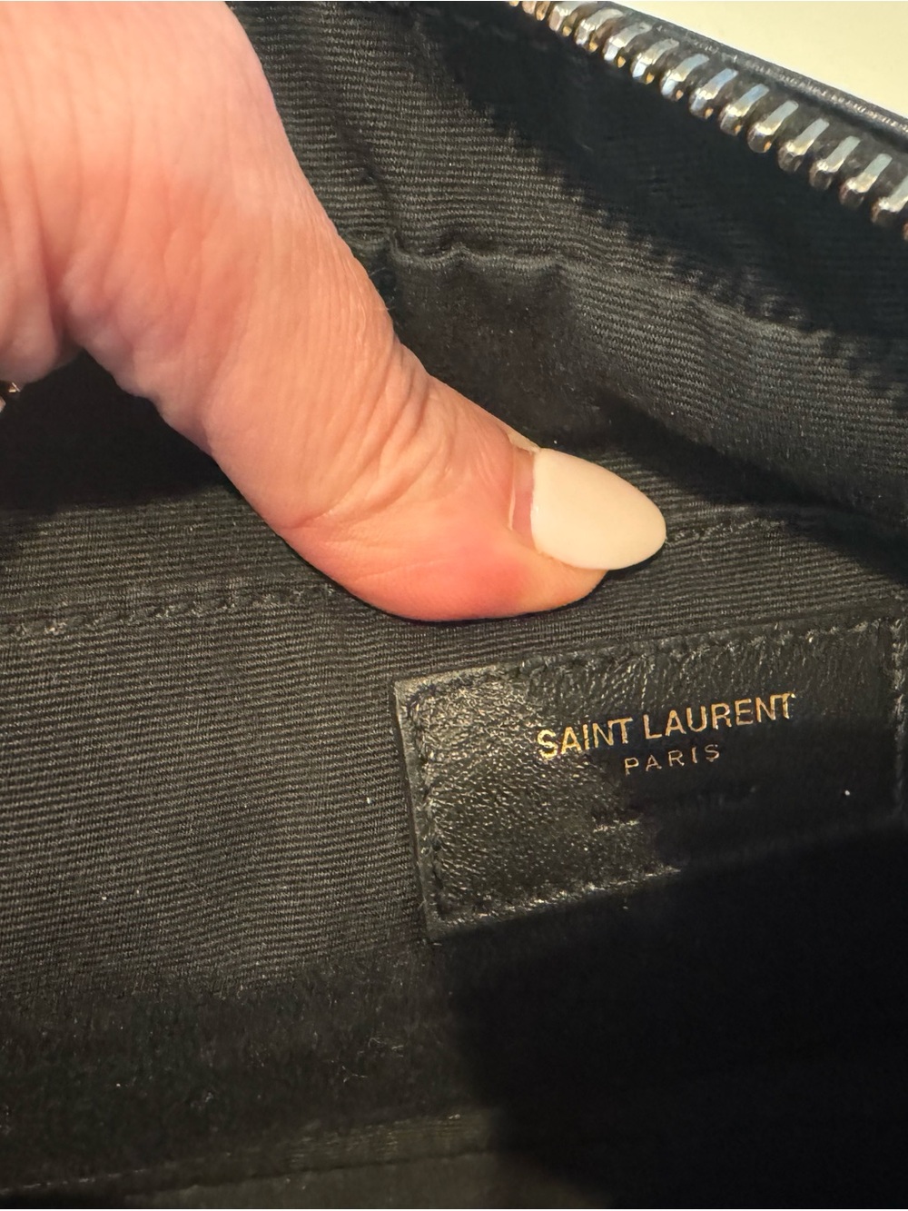 Saint Laurent Black Quilted Camera Crossbody with Gold YSL Logo and Tassel - Picture 6 of 13